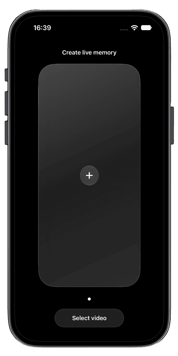 Live Memory on an iPhone